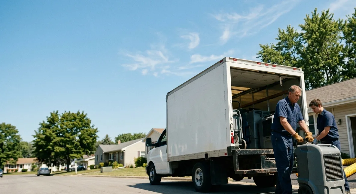 Water Damage Cleanup in Sunbury, OH near me